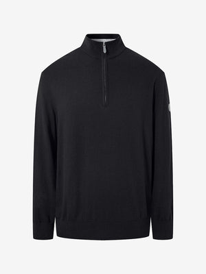 Wool Blend 1/4 Zip Sweater Pullover