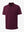 3D view showing jacquard fabric detail of Ventilated Heather Jacquard Polo in BURGUNDY HEATHER