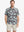 Front half-body view wearing BROWN GREEN CAMO Stylish Printing Summer Shirt.