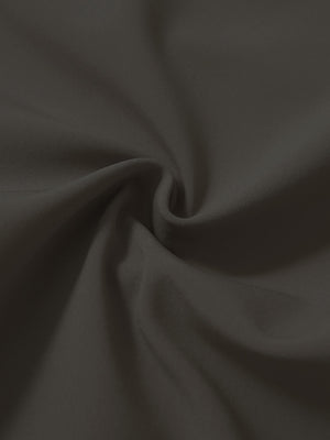 Fabric view of coffee water-resistant stretch heat-tech winter trousers