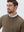 Heather Brushed Rib Knit Crewneck Sweatshirt