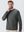 Heather Brushed Rib Knit Crewneck Sweatshirt