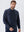 Heather Brushed Rib Knit Crewneck Sweatshirt