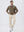 Heather Brushed Rib Knit Crewneck Sweatshirt