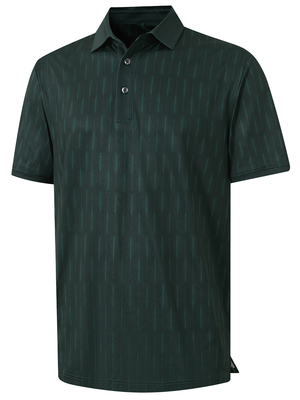 Polos de golf de cuello con contraste y estampado completo elegantes