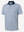 3D view of light dark blue graphics lightweight stretch upgraded print golf polo shirts.