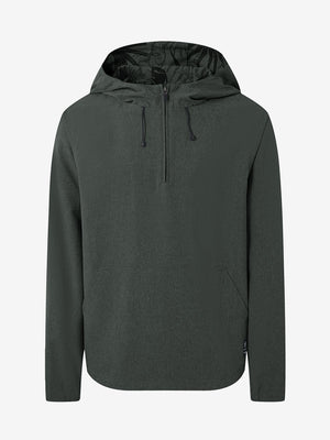 Water Resistant 1/4 Zip Hooded Pullover