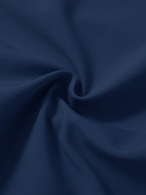 Fabric view of navy water-resistant stretch heat-tech winter trousers