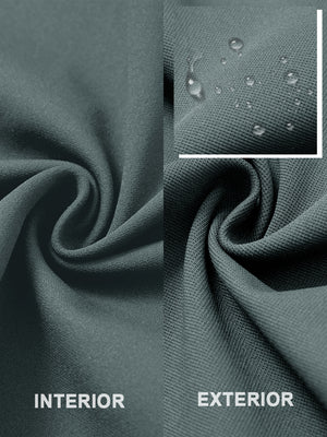 Chaqueta de golf con cremallera resistente al agua
