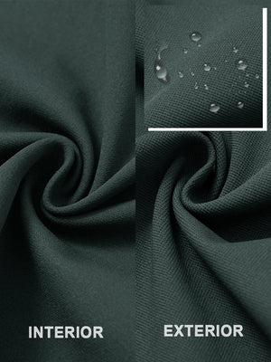 Chaqueta de golf con cremallera resistente al agua