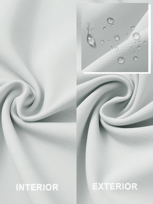 Chaqueta de golf con cremallera resistente al agua